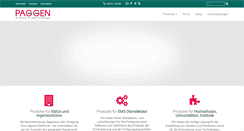 Desktop Screenshot of paggen.de