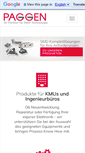 Mobile Screenshot of paggen.de