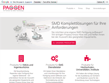 Tablet Screenshot of paggen.de